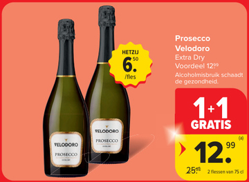 Aanbieding: Prosecco Velodoro Extra Dry