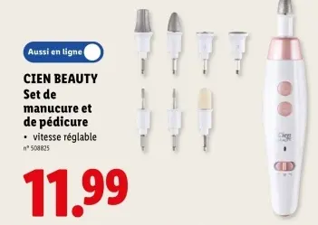 Offre: Set de manucure et de pédicure