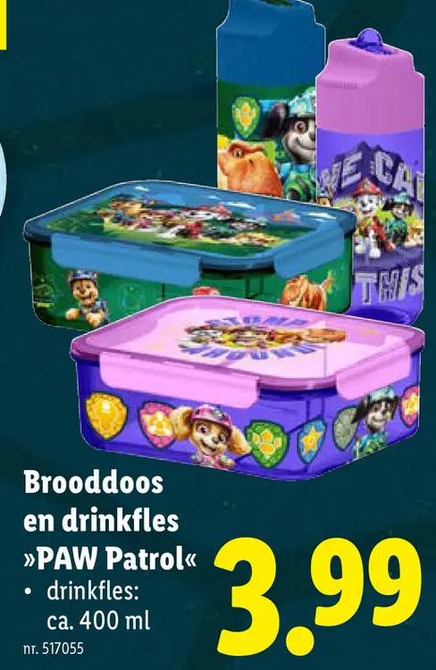 Promotie: Brooddoos en drinkfles