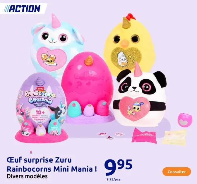 Offre: Œuf surprise Zuru Rainbocorns Mini Mania !