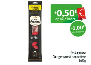 Promotie: Droge worst caractère