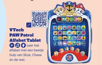 Promotie: PAW Patrol Alfabet Tablet