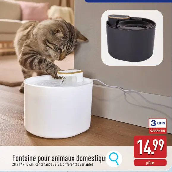 Offre: Fontaine pour animaux domestique