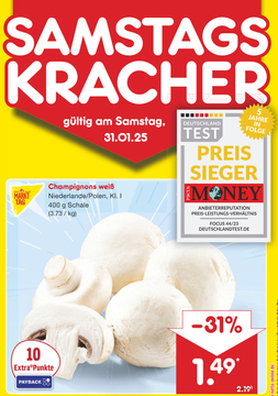 Aanbieding: Champignons weiß