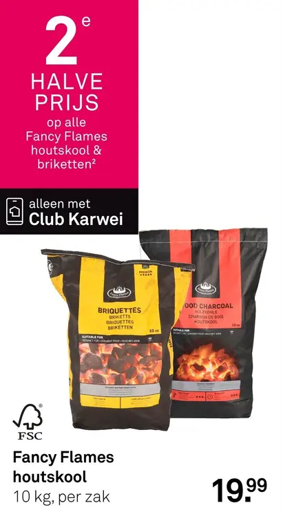 Aanbieding: Alle Fancy Flames houtskool & briketten
