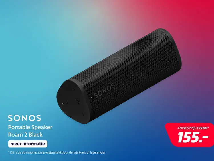 Aanbieding: Sonos Roam 2 Black