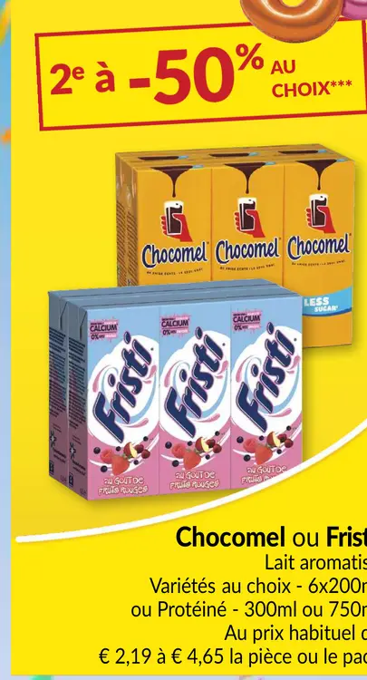 Offre: Lait aromatisé