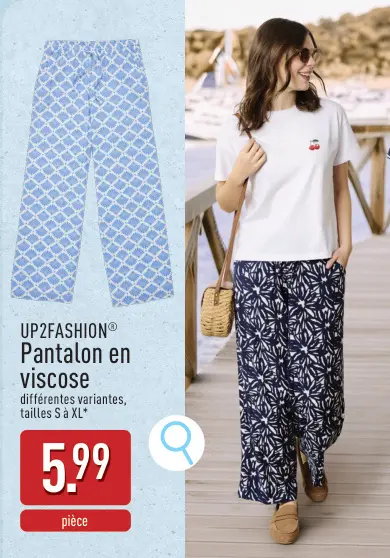 Offre: Pantalon en viscose