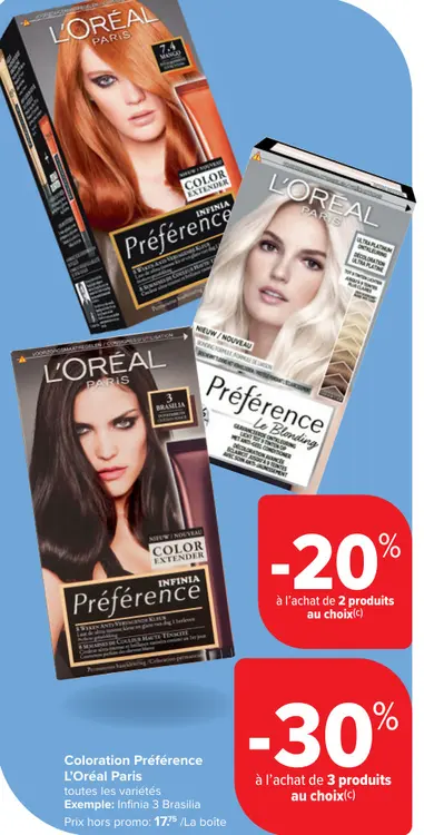 Offre: Coloration Préférence
