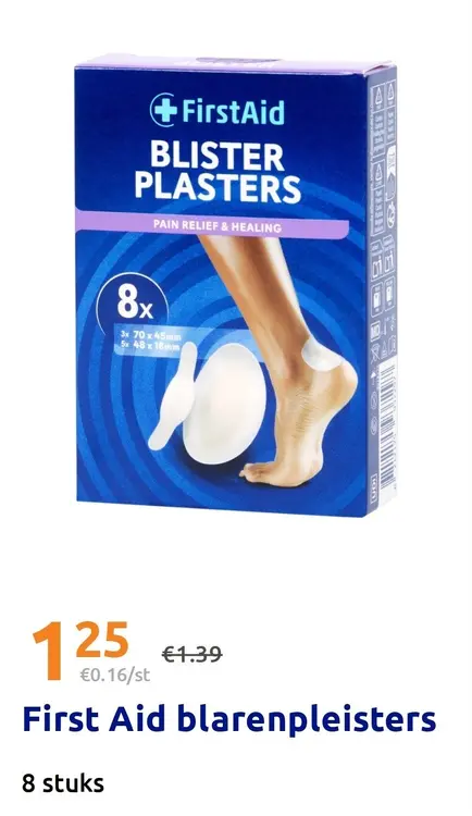 Promotie: First Aid blarenpleisters