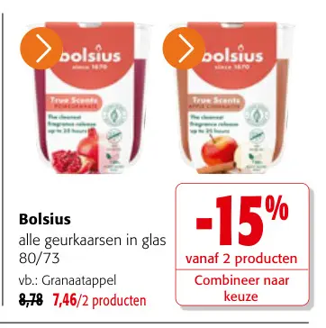 Promotie: Geurkaarsen in glas