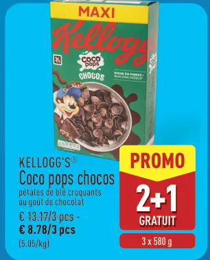 Offre: Coco pops chocos