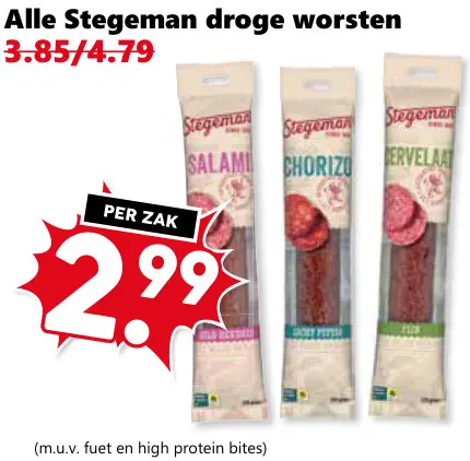 Aanbieding: Droge worst