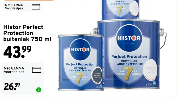 Aanbieding: Histor Perfect Protection buitenlak