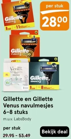 Aanbieding: Nvulmesjes 6-8 stuks