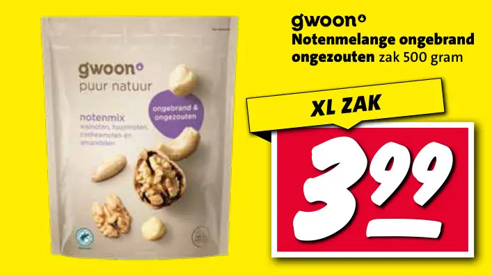 Aanbieding: Notenmelange ongebrand ongezouten