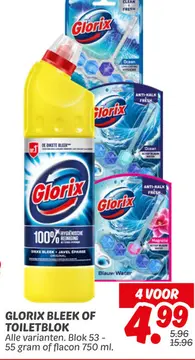 Aanbieding: Glorix bleek of toiletblok