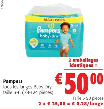 Offre: Pampers 