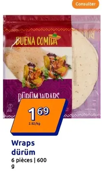 Offre: Wraps dürüm