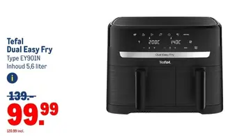 Aanbieding: Tefal Dual Easy Fry