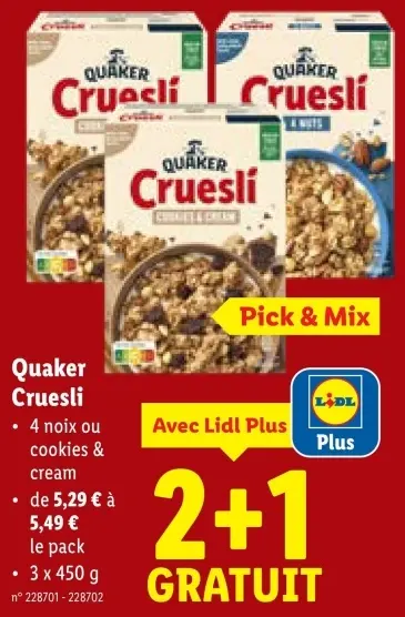 Offre: Cruesli