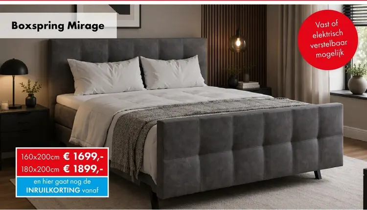 Promotie: Mirage boxspring