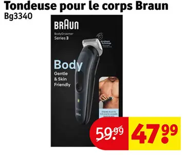 Offre: Tondeuse pour le corps