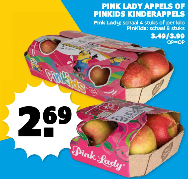 Aanbieding: Pink Lady Appels of PinKids kinderappels