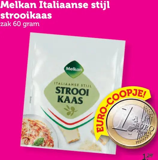 Aanbieding: Italiaanse stijl strooikaas