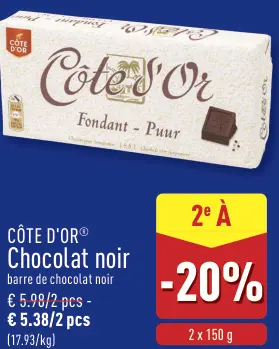 Offre: Chocolat noir