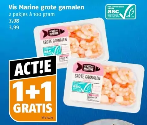 Aanbieding: Grote garnalen