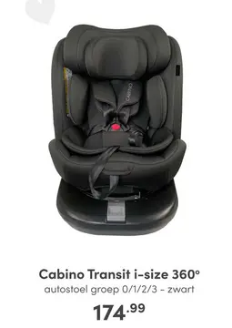 Aanbieding: Cabino Transit i-size 360° autostoel