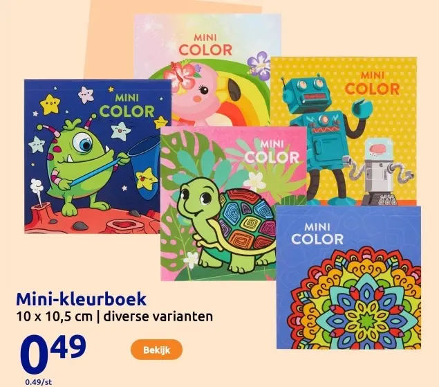 Aanbieding: Mini-kleurboek