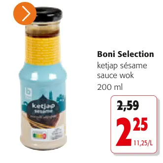 Offre: ketjap sésame sauce wok
