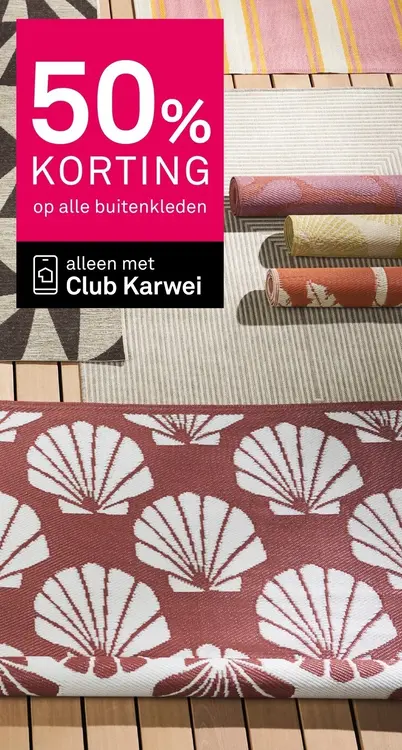Aanbieding: Buitenkleden