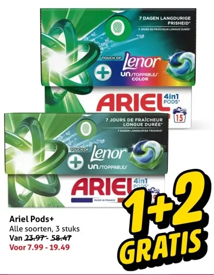 Aanbieding: Ariel Pods+