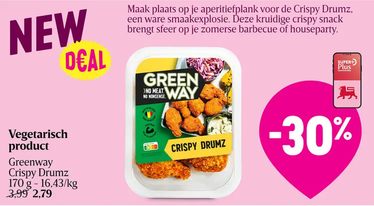 Promotie: Vegetarisch product