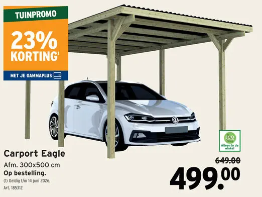 Promotie: Carport Eagle
