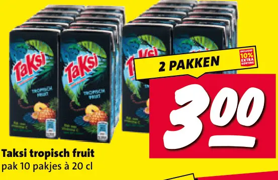 Aanbieding: Taksi tropisch fruit