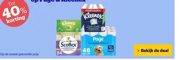 Aanbieding: Page & Kleenex