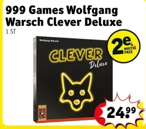 Offre: 999 Games Wolfgang Warsch Clever Deluxe
