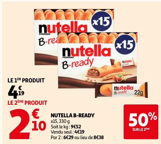 Promotie: Nutella b-ready