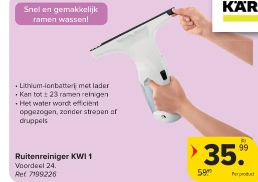 Promotie: Ruitenreiniger KWI 1