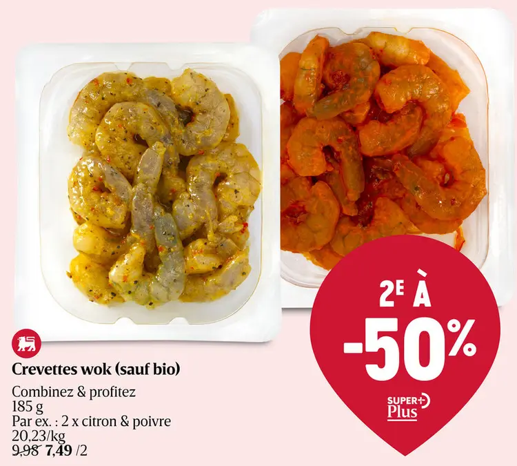 Offre: Crevettes wok