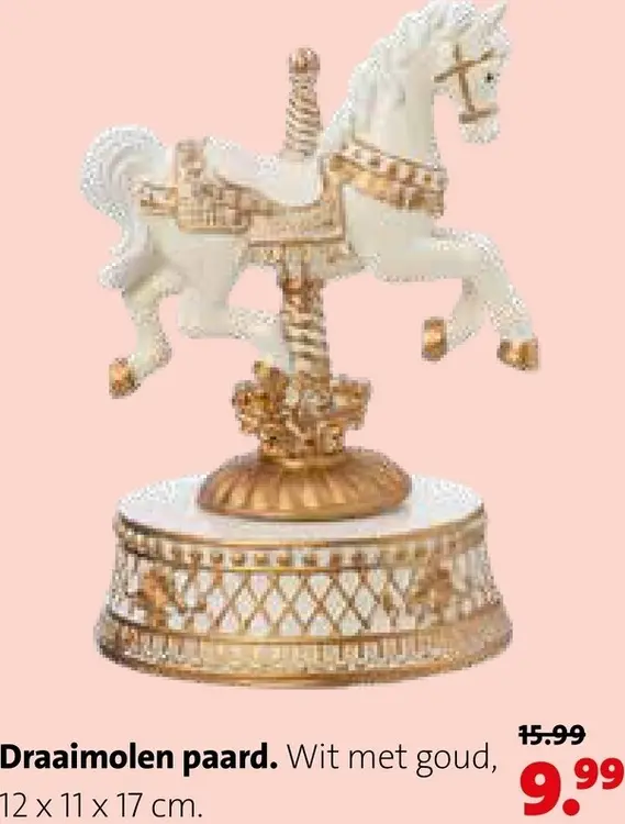 Aanbieding: Draaimolen paard