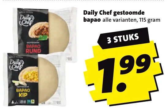 Aanbieding: Gestoomde bapao