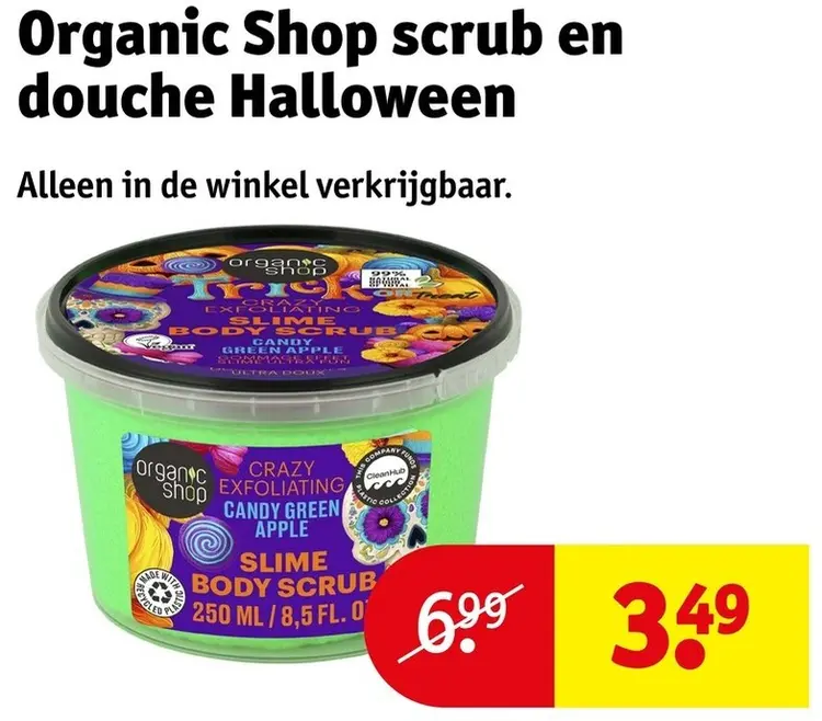 Aanbieding: Scrub en douche Halloween