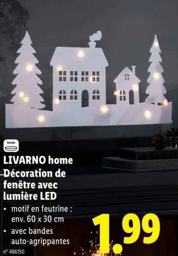 Offre: Décoration de fenêtre avec lumière LED