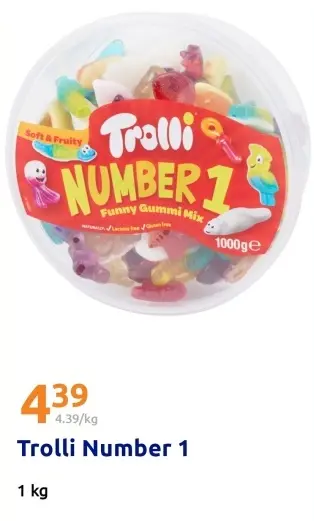 Aanbieding: Trolli Number 1