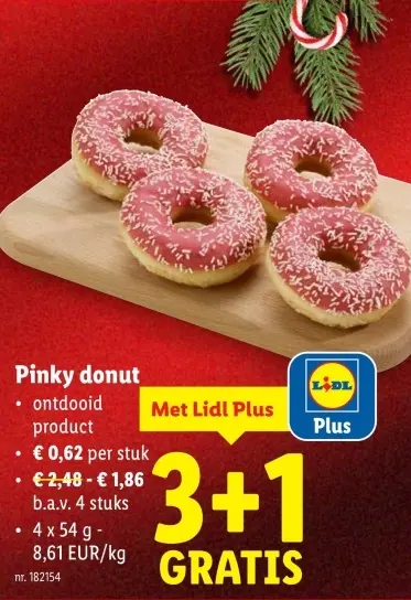 Promotie: Pinky donut